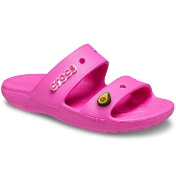 Crocs Classic Men's Sandals Pink / Red | Australia 1264HAPK